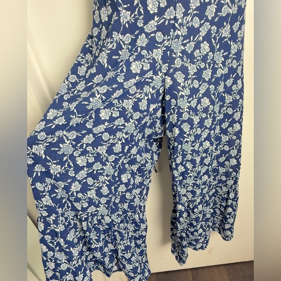 Floral Halter Maxi Wide Leg Pants - Picture 3 of 6